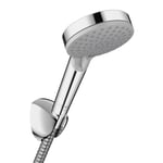 Hansgrohe Vernis Blend Shower Handset Hose Wall Mounted Chrome Round Quick Clean