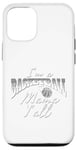 Coque pour iPhone 12/12 Pro Southern Moms Cadeau de basket-ball fantaisie pour femme Gris et blanc