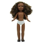 Folk Artesanía Poupée Collection Simona Mulata Nue 40 cm Cheveux Longs Bouclés Original 02-CM