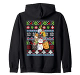 Christmas Cat Tree Ugly Christmas Cat Owner, Christmas Cat Zip Hoodie