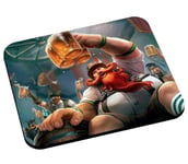 Tapis de souris Gragas oktoberfest league of legends le danger avec alcool