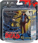 Walking Dead Officer Rick Grimes Action Figure Blood Splattered Variant Series 1