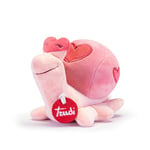 Trudi Escargot Trudino Peluche Coeur avec dédicace, Cadeau Saint Valentin | 16x32x20cm Taille M | Célébration | modèle 52242