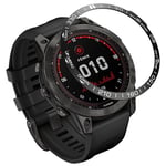 För Garmin Fenix 7X Urtavla i Metall Anti-scratch Bezel Ring Watch Protection Ring  (YJD) Black Garmin Fenix 7X