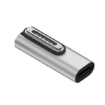 Adaptateur de Charge 140 W/28 V/5 A Type-C(F) Vers Magsafe 3(M) Phonecare Compatible avec Apple Macbook - Gris