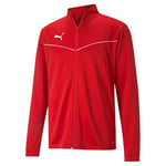 PUMA Homme Teamrise Training Poly Jacket Veste De Surv tement, Rouge (Puma Red-puma White), XL EU