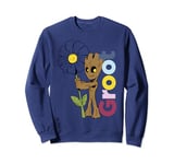 Marvel Guardians Of The Galaxy Groot Flower Portrait Sweatshirt