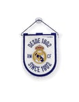 Real Madrid Drapeau Triangulaire Blanc