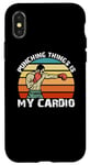 Coque pour iPhone X/XS Punching Things Is My Cardio Martial Arts