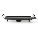 Nedis Teppanyaki Bordsgrill | Bakytan (l x b): 47.5 x 26.5 cm | 5 Värmeinställningar