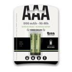 Pile R03 Triple A - AAA 900mA Capacité 1,2V NiMh - BLISTER 2 unités