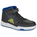 Kappa Oscar Mid Kid EV Basket, Noir/Bleu, 31 EU