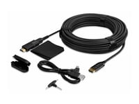 Microconnect Premium - Hdmi-Kabel Med Ethernet-Kit - Hybrid Koppar/Fiberoptik - Svart - Hybrid Aktiv Optisk Kabel, Stöd För Dolby Truehd, Stöd För 4K60hz (4096 X 2160)