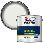 Dulux Trade Eggshell Paint White 2.5L