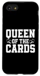 Coque pour iPhone SE (2020) / 7 / 8 Queen of the Cards Carte à collectionner