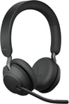 Jabra Evolve2 65 MS Stereo USB-A Bluetooth Headset, Premium Noise-Cancelling