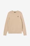 Lyle & Scott - Tröja Cotton Crew Neck Jumper - Beige