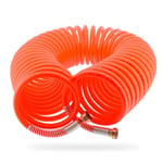 UNIVERSEL - Tuyau Air Comprimé - Spirale - Diamètre 6mm - Pour Pompe Compresseur D'Air - Compatibilité Universelle - Extension 10m