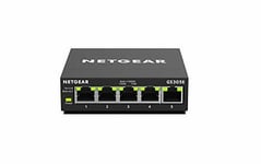 5 Port Gigabit Ethernet Plus Network Switch GS305E Desktop Or Wall Mount Home N