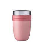 Mepal – Insulated Lunch Pot Ellipse – Thermo Lunch Pot - Practical Yoghurt Cup & Soup to Go Mug - 6-8 Hours Hot & 12 Hours Cold – 500 ml - Natural Pink