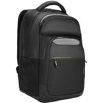 TARGUS CityGear 17.3P Laptop Ryggsäck - Svart - Dome Protection System - Meshfickor