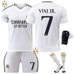 2425 Real Madrid Hemma Tröja Set 7 VINICIUS JUNIOR Jersey XL 7 VINICIUS JR