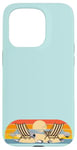 Coque pour iPhone 15 Pro Voyage à la plage, soleil, mer, coquillages, oiseaux, sable, vacances en famille