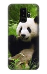 Panda Enjoy Eating Case Cover For Samsung Galaxy S9 Plus