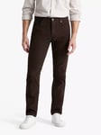 SPOKE Moleskin Fives Narrow Thigh Trousers, Walnut