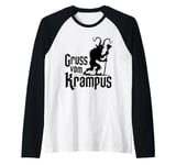 Gruss Vom Krampus Ugly Christmas Monster Men Women Kids Raglan Baseball Tee