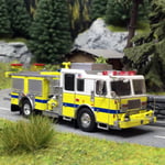 Camion de pompiers seagrave marauder II, Jaune et Blanc 2012 - Pcx87 0687 - 1/87