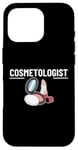 Coque pour iPhone 16 Pro Esthéticienne Cosmétologue Funny Markup Artist