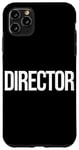 Coque pour iPhone 11 Pro Max Directeur créatif Filmmaker Film Crew pour hommes, femmes et enfants