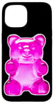 Coque pour iPhone 15 Bonbons en gélatine rose