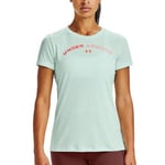 Under Armour Tech Twist Print T-shirt Mintgrön polyester Small Dam