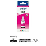 Genuine Epson 664 Magenta Ink Bottle For ET-2500 ET-2550-INDATE