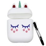 Etui souple LICORNE en gel TPU pour boitier Apple Airpods