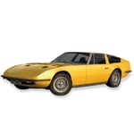 1:32 Maserati Indy by Airfix in Yellow A55309 Model Car