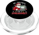 This Calls for a Spreadsheet Pull de Noël moche et amusant PopSockets PopGrip pour MagSafe