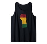 African Map Fist Black History Month Celebration Culture Tank Top