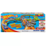 Hot Wheels Colossal Speed Crash Motorized Track Set - Biggest Motorised Set Ever