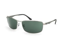 Ray-Ban RB 3498 004/71, RECTANGLE Sunglasses, MALE