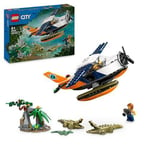 LEGO City Jungle Explorer Water Plane, Toy Airplane for Boys 6 Plus Year Old and