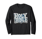 Holy Bible Costume for Jesus Christ and Book Lovers Long Sleeve T-Shirt