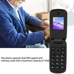 New 2G Flip Phone Dual SIM 1200mAh Dual SIM Flip Phone 1.77in Color Display Scre