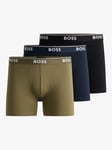 BOSS Logo Waistband Boxer Briefs, Pack of 3, Open Miscellaneous