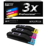 3x Eurotone per Cartridge for Kyocera Taskalfa 552-ci 500-ci 400-ci