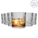 Duralex Manhattan Vintage Whisky Whiskey Rocks Tumblers Glasses 310ml x12