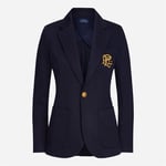 Double Knit Jacquard Blazer - Park Avenue Navy