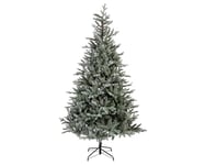 Lumineo Arbre de Noël, Gris/Blanc, dia152.00-H240.00 cm